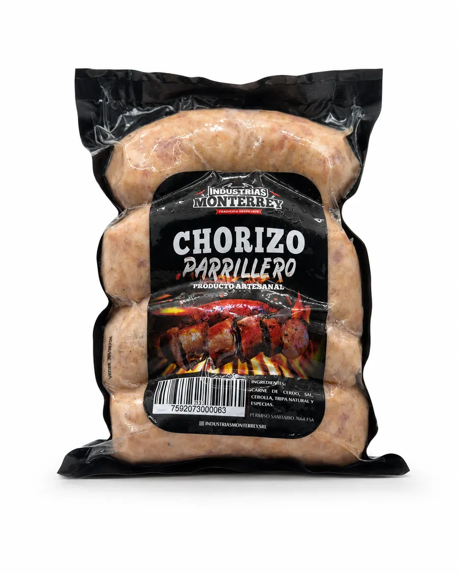 Empaque de Chorizo Parrillero Industrias Monterrey